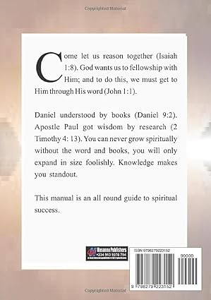 SCHOOL OF THE SPIRIT MANUAL